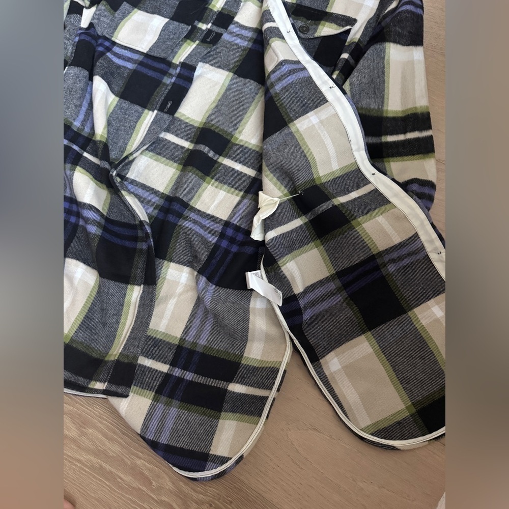 ZARA Wool Bled Plaid Coat - Picture 5 of 5